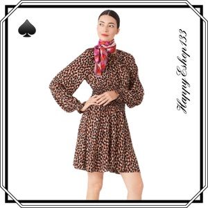 ♠️ kate spade ♠️ Dotty Leopard Spin Dress,